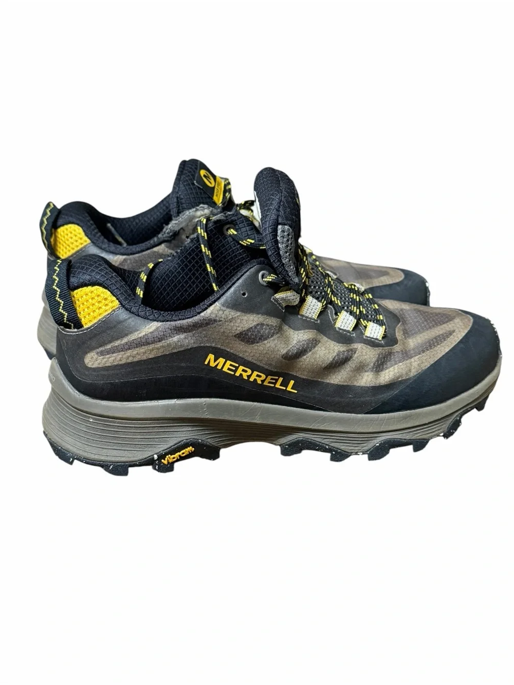 Merrell Shoes Women’s 9 Moab Speed Running Hiking outdoor black brown